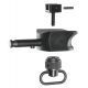 Versa-Pod Q.D. Sling Stud Bipod Adapter, Non Canting model, Black, 150-110