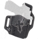 Versacarry Guardian Holster - Arc Angel Design - Owb - Black Base / Vintage Black Patch, Size 3, Black, UGA3BLK-B