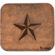 Versacarry Leather Mouse Pad - 9x8in, Brown - Star, M270-STAR