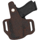 Versacarry Trooper OWB Leather Belt Holster w/Thumb Break, Size 02, 1911, Right Hand, Distressed Brown Base w/ Black Patch, TR2212-3