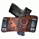VersaCarry Underground Plus Rapid Slide S3 OWB/IWB Holster, Chevron, Water Buffalo Leather, Distressed Brown, Universal R1CBRN