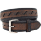 Versacarry Underground Triple-Ply Extra Heavy Duty Leather Belt, Black Base / Brown Patch, 34in, 303/34-2