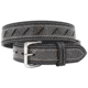 Versacarry Underground Triple-Ply Extra Heavy Duty Leather Belt, Black Base / Vintage Black Patch, 38in, 303/38-B