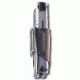 Versacarry Zerobulk Pro IWB/OWB Holster, Right Hand, Extra Small Size, .380 ACP Caliber, 2.75 in Barrel Length, Black/Distressed Brown, PRO380XS