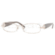 Versace Eyeglasses VE1139 with No-Line Progressive Rx Prescription Lenses 1053-5216 - Light Brown 
