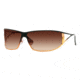 Versace VE 2040 Sunglasses Styles Black And Light Brown Frame / Brown Gradient Lenses, 116613-7409