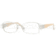 Versace VE1159 Single Vision Prescription Eyewear 1000-5215 - Silver 