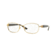 Versace VE1226B Single Vision Prescription Eyeglasses 1002-54 - Gold Frame