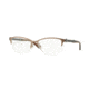 Versace VE1228 Single Vision Prescription Eyeglasses 1361-53 - Brushed Copper Frame
