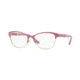 Versace VE1233Q Single Vision Prescription Eyeglasses 1368-53 - Lilac/pale Gold Frame