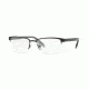 Versace VE1241 Progressive Prescription Eyeglasses 1261-54 - Matte Black Frame
