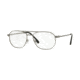 Versace VE1252 Progressive Prescription Eyeglasses, 53mm, Gunmetal, VE1252-1001-53-PRO