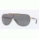 Versace VE2140 Sunglasses 100287-0140 - Gold Frame, Gray Lenses