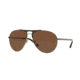 Versace VE2164 Sunglasses 100173-60 - Gunmetal/matte Green Frame, Brown Lenses