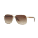 Versace VE2174 Sunglasses 125213-59 - Pale Gold Frame, Brown Gradient Lenses