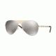 Versace VE2189 Sunglasses 13396G-59 - Brushed Pale Gold Frame, Light Grey Mirror Silver Lenses