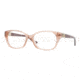 Versace VE3170B Single Vision Prescription Eyeglasses 772-5216 - Brown Transparent Frame