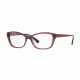 Versace VE3236 Single Vision Prescription Eyeglasses 5220-52 - Transparent / Plum Frame