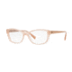 Versace VE3236A Single Vision Prescription Eyeglasses 5218-54 - Opal Pink Frame