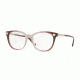 Versace VE3242 Single Vision Prescription Eyeglasses 5229-52 - Violet Transp Grad Brown Frame