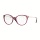 Versace VE3251B Progressive Prescription Eyeglasses, 52mm, Transparent / Plum, VE3251B-5220-52-PRO