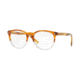 Versace VE3257A Bifocal Prescription Eyeglasses 5266-53 - Striped Havana/crystal Frame