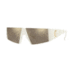 Versace VE4360 Sunglasses 401/5A-36 - White Frame, Light Brown Mirror Gold Lenses