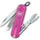 Victorinox Classic Pink Folding Knife, Pink translucent ABS handle, 0.6223..T5R-X5