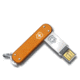 Victorinox SLIM Flight USB Flash Drive - 8 GB, Orange Alox 4617128G8