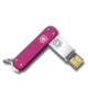 Victorinox SLIM Flight USB Flash Drive - 8 GB, Pink Alox 4617125G8