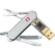 Victorinox SwissFlash 1GB - 16GB Swiss Army Flash Drive Silver Alox