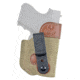 Viridian Weapon Technologies DeSantis Sof Tuck Suede Leather IWB Holster, Glock 19/23 and HK VP9 Compact w/ Viridian C Series w/ Instant-On, Ambidextrous, Brown, 950-0222