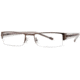 Visions 180 Eyeglass Frames - Frame Brown/Brown, Size 53/19mm VIVISION18002