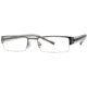 Visions 180 Eyeglass Frames - Frame Gunmetal/Black, Size 53/19mm VIVISION18001