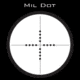 Vism 2.5-10x50 Evolution Series Scope Rifle Scope - Dot Glass Etched Reticle VEVOFD251050G