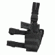 VISM 2955 Tactical Drop Leg Adjustable Holster, Black CVDLHOL2955B