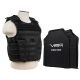 Vism 2963 Series Expert Plate Carrier w/ Two 11in X14in Soft Ballistic Panels, Black BSLCVPCVX2963B-A