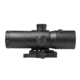 VISM CBT Series 3.5X40 Prismatic Scope/Built In Red Laser/Blue Ill./Mil Dot/Green Lens, BLACK VCBTREM3540G