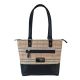 Vism Concealed Carry Woven Tote Bag, Black, BWK001
