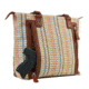 Vism Concealed Carry Printed Tote Bag, Brown, BWK003