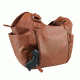 Vism Concealed Carry Quilted Hobo Bag, Brown, Large, BWL002