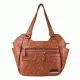 Vism Concealed Carry Quilted Hobo Bag, Brown, Large, BWM002