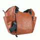 Vism Concealed Carry Quilted Hobo Bag, Brown w/Black, Large, BWM003