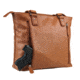 Vism Concealed Carry Quilted Tote Bag, Brown, BWH003