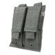 VISM Double Pistol Mag Pouch, Urban Gray, 6in. W x 1in. H x 7.5in. 196664