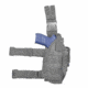 VISM Drop Leg Tactical Holster, Urban Gray CVDLHOL2955U