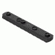 VISM KeyMod Picatinny Rail, 6 KM Slots, Black VMKM6