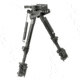 Vism KPM Spring Loaded Aluminum Bipod,Black w/Keymod/Mlok/Picatinny Mounting System, VBKPM
