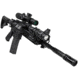 Vism Picatin ny 1in Extended Modular Ring Mount, Black VMFLPRMR