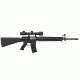 VISM Safari Series 1.5, 6X42 Rifle Scope/Red And Green Illum./Cross Plex Reticle, Green Lens, Black VSAFS15642G